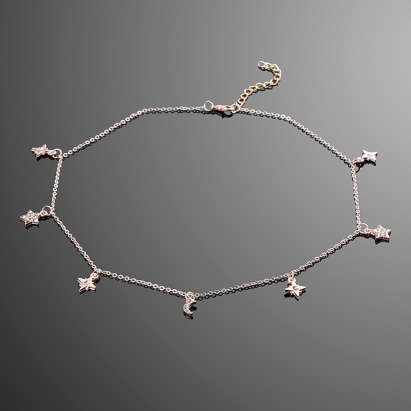 4/$30 Dainty Celestial Rosegold Necklace - Picture 5 of 7